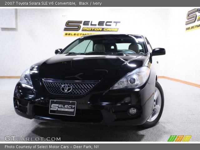 2007 Toyota Solara SLE V6 Convertible in Black