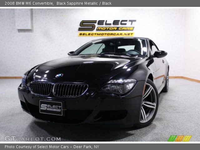 2008 BMW M6 Convertible in Black Sapphire Metallic