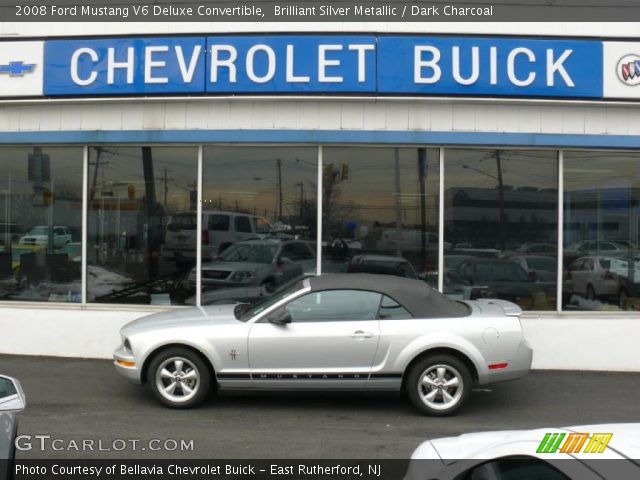 2008 Ford Mustang V6 Deluxe Convertible in Brilliant Silver Metallic