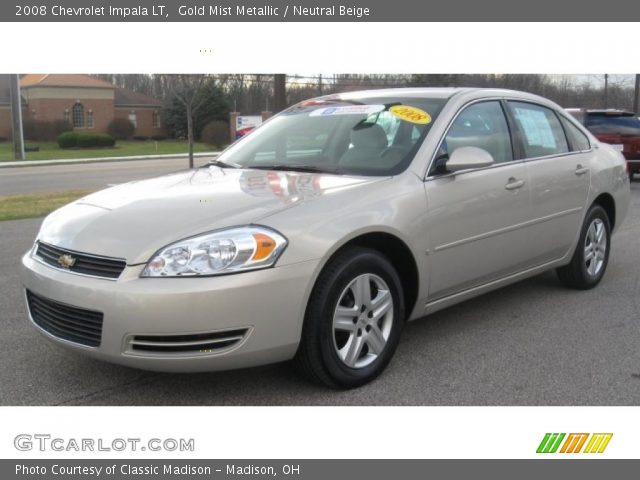 2008 Chevrolet Impala LT in Gold Mist Metallic