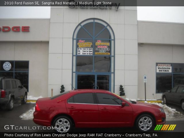 2010 Ford Fusion SE in Sangria Red Metallic