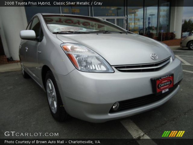 2008 Toyota Prius Hybrid in Classic Silver Metallic