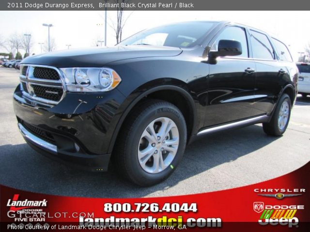 2011 Dodge Durango Express in Brilliant Black Crystal Pearl