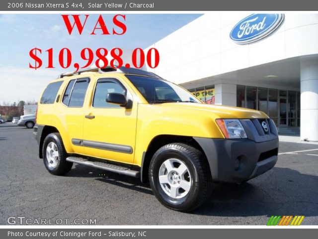 2006 Nissan Xterra S 4x4 in Solar Yellow