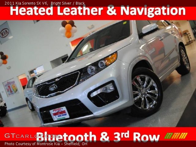 2011 Kia Sorento SX V6 in Bright Silver