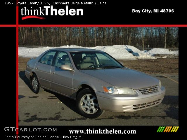 1997 Toyota Camry LE V6 in Cashmere Beige Metallic