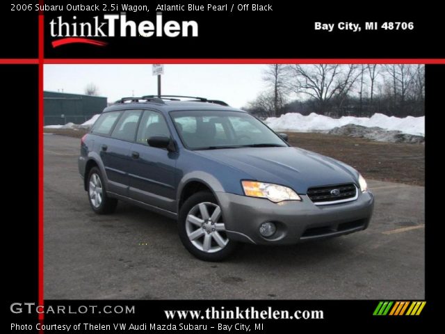 2006 Subaru Outback 2.5i Wagon in Atlantic Blue Pearl