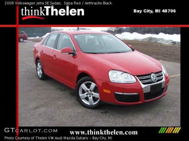 2008 Volkswagen Jetta SE Sedan in Salsa Red