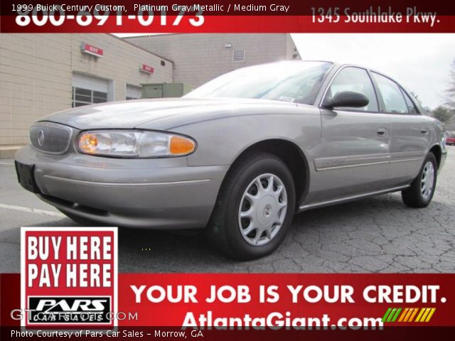 1999 Buick Century Custom in Platinum Gray Metallic