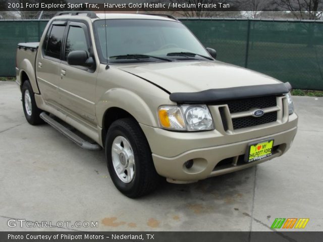 2001 Ford Explorer Sport Trac  in Harvest Gold Metallic