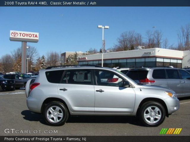 2008 Toyota RAV4 4WD in Classic Silver Metallic