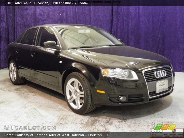 2007 Audi A4 2.0T Sedan in Brilliant Black