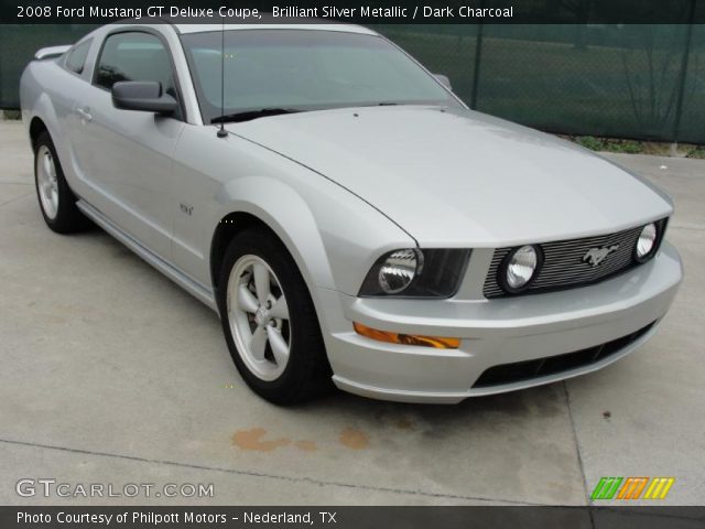 2008 Ford Mustang GT Deluxe Coupe in Brilliant Silver Metallic