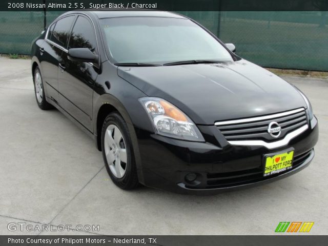 2008 Nissan Altima 2.5 S in Super Black