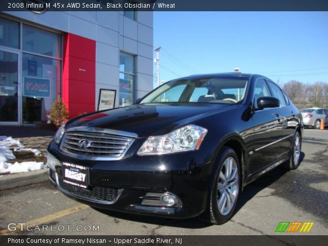 2008 Infiniti M 45x AWD Sedan in Black Obsidian