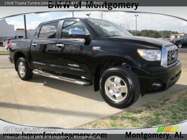 2008 Toyota Tundra Limited CrewMax 4x4 in Black