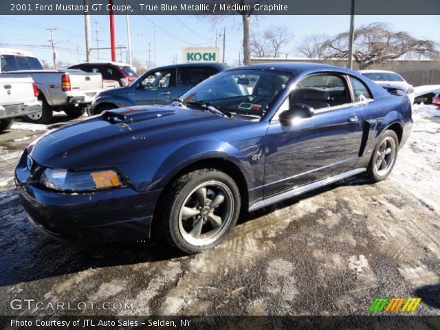 2001 Ford Mustang GT Coupe in True Blue Metallic