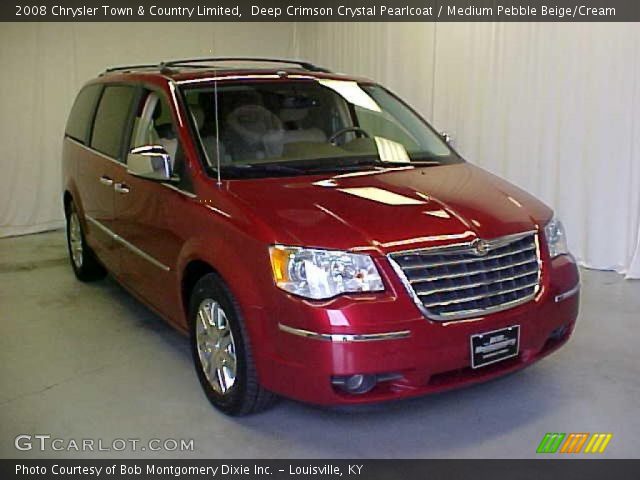 2008 Chrysler Town & Country Limited in Deep Crimson Crystal Pearlcoat