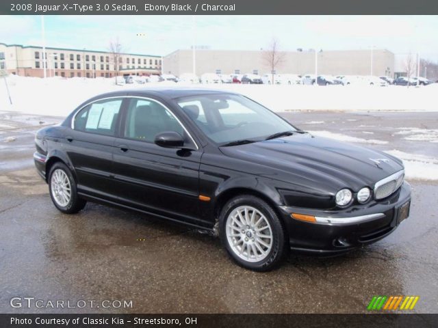 2008 Jaguar X-Type 3.0 Sedan in Ebony Black