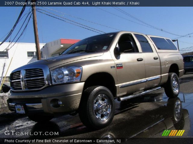 2007 Dodge Ram 2500 Laramie Quad Cab 4x4 in Light Khaki Metallic