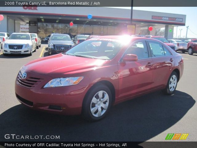 2008 Toyota Camry LE in Barcelona Red Metallic