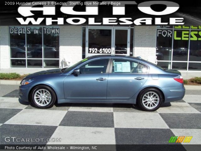 2009 Hyundai Genesis 3.8 Sedan in Sterling Blue Metallic