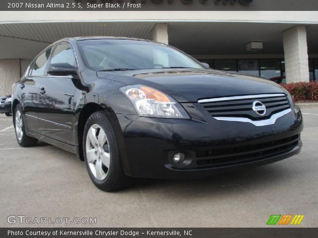 2007 Nissan Altima 2.5 S in Super Black