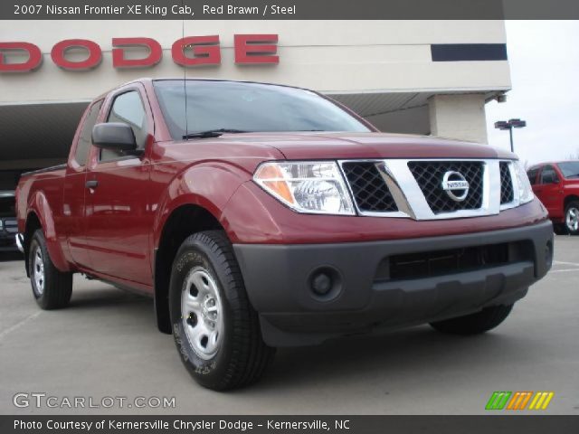 2007 Nissan Frontier XE King Cab in Red Brawn