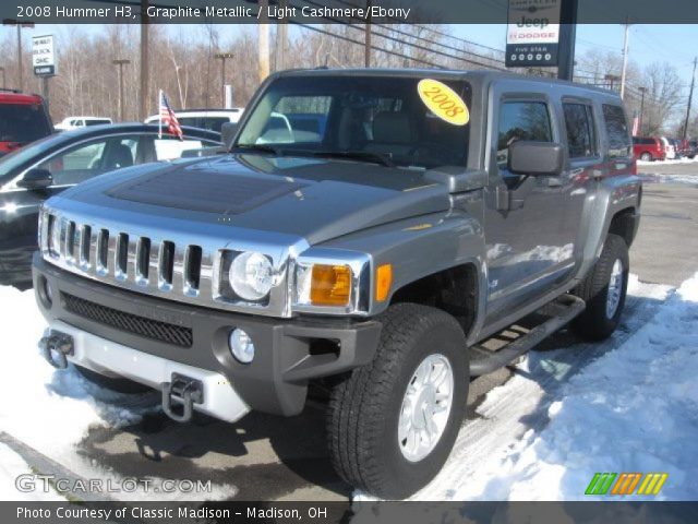 2008 Hummer H3  in Graphite Metallic