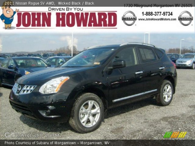 2011 Nissan Rogue SV AWD in Wicked Black