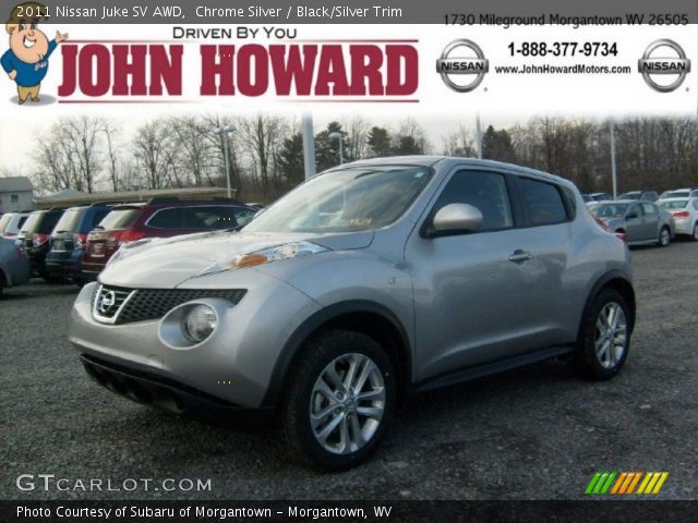 2011 Nissan Juke SV AWD in Chrome Silver