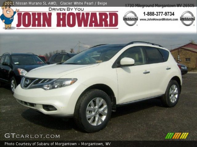 2011 Nissan Murano SL AWD in Glacier White Pearl