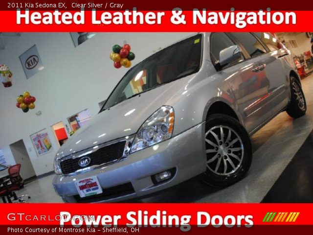 2011 Kia Sedona EX in Clear Silver