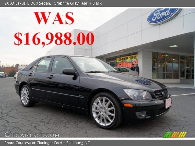 2003 Lexus IS 300 Sedan in Graphite Gray Pearl