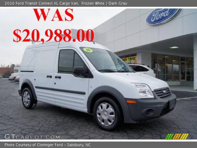 2010 Ford Transit Connect XL Cargo Van in Frozen White