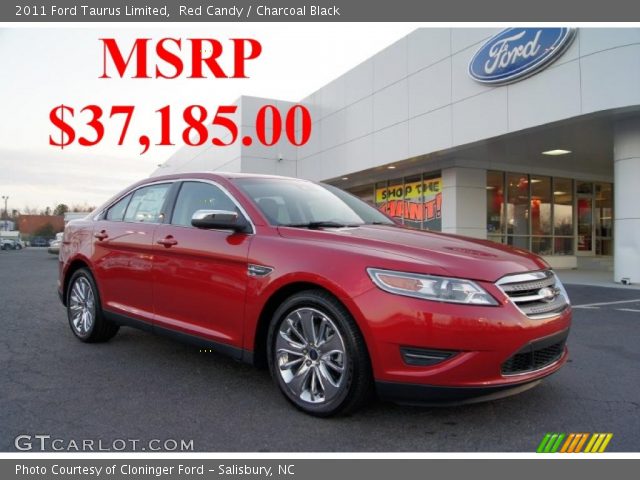 2011 Ford Taurus Limited in Red Candy