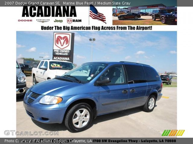 2007 Dodge Grand Caravan SE in Marine Blue Pearl