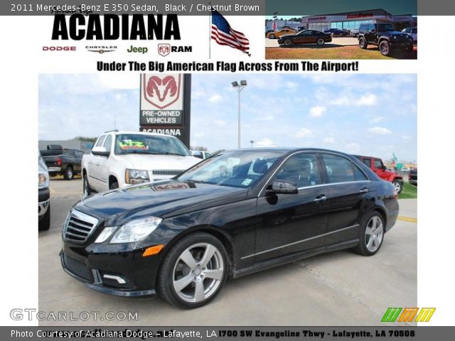 2011 Mercedes-Benz E 350 Sedan in Black