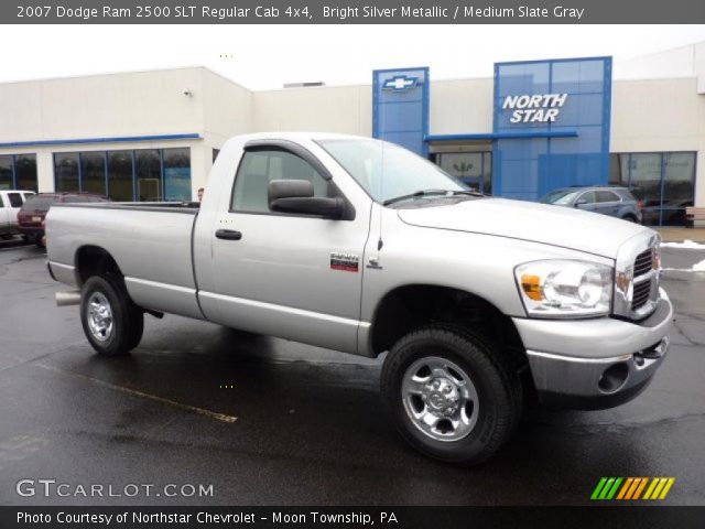 2007 Dodge Ram 2500 SLT Regular Cab 4x4 in Bright Silver Metallic