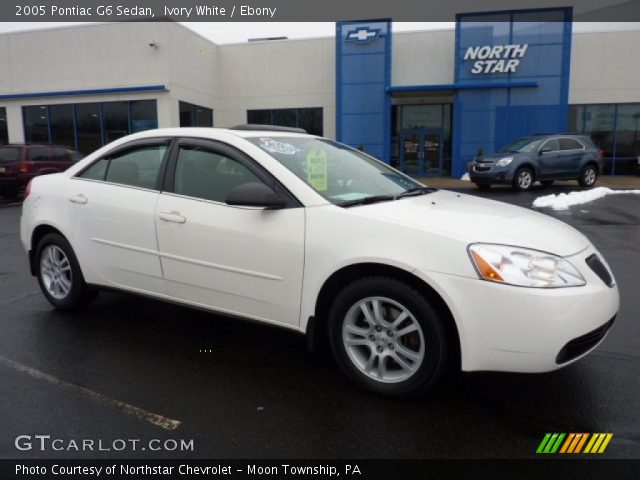 2005 Pontiac G6 Sedan in Ivory White