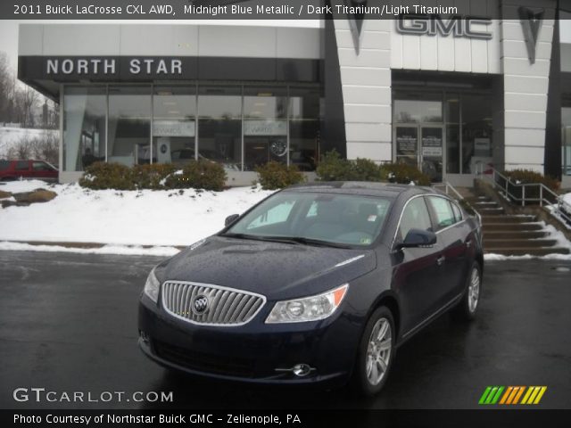 2011 Buick LaCrosse CXL AWD in Midnight Blue Metallic