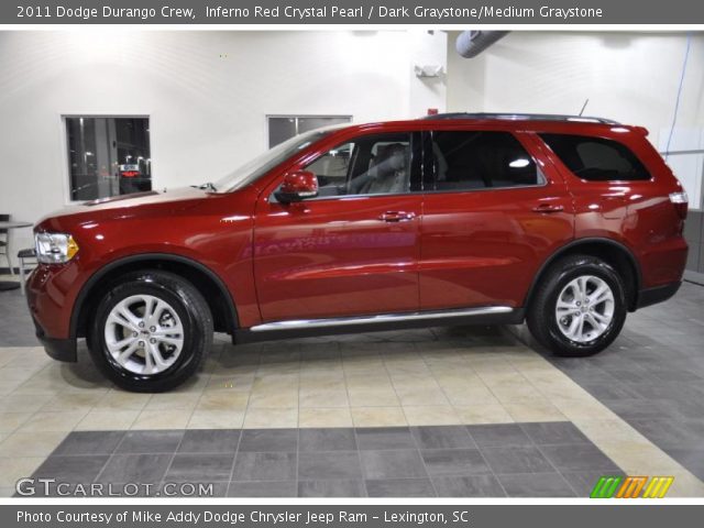 2011 Dodge Durango Crew in Inferno Red Crystal Pearl