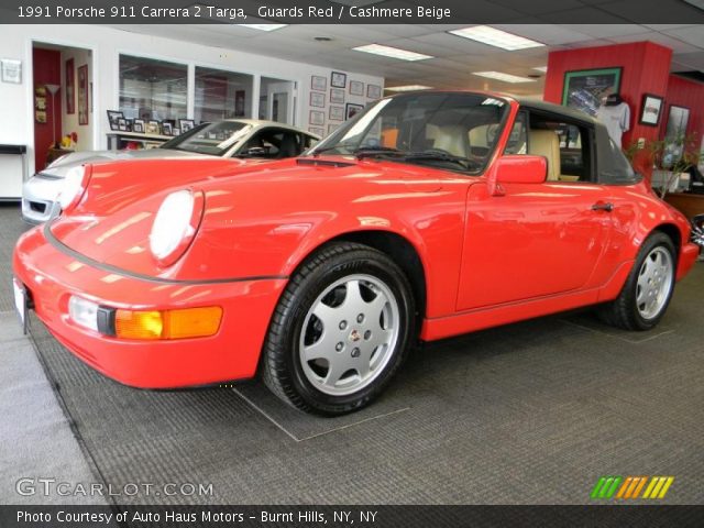 1991 Porsche 911 Carrera 2 Targa in Guards Red