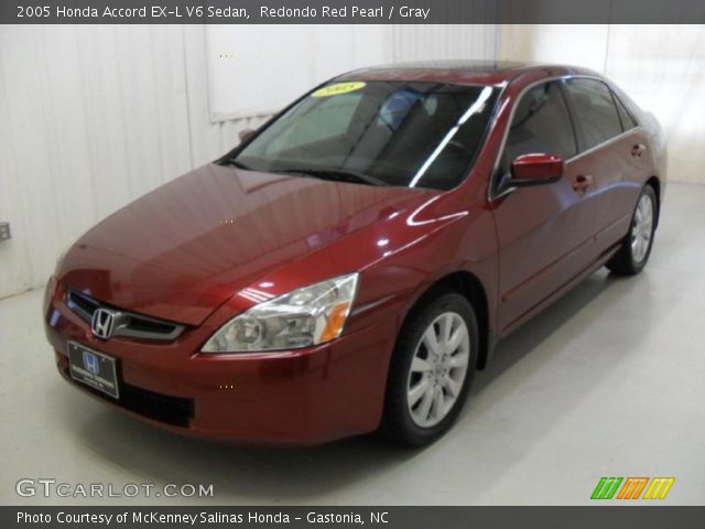 2005 Honda Accord EX-L V6 Sedan in Redondo Red Pearl