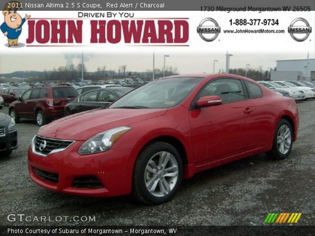 2011 Nissan Altima 2.5 S Coupe in Red Alert