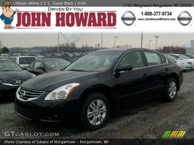 2011 Nissan Altima 2.5 S in Super Black