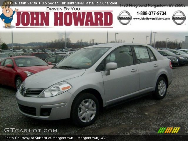 Silver nissan versa 2011 #8
