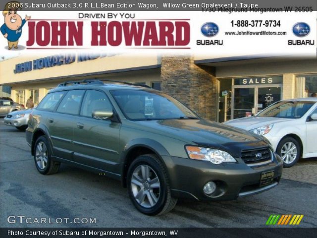 2006 Subaru Outback 3.0 R L.L.Bean Edition Wagon in Willow Green Opalescent