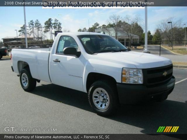 2008 Chevrolet Silverado 1500 Work Truck Regular Cab in Summit White