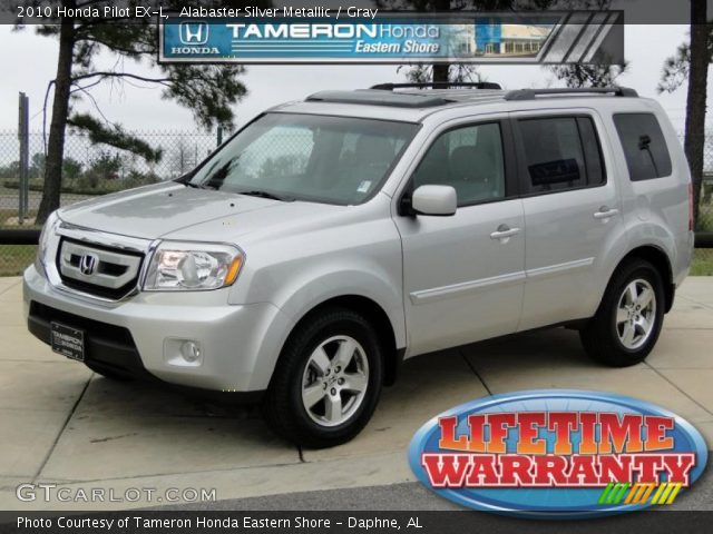 2010 Honda Pilot EX-L in Alabaster Silver Metallic